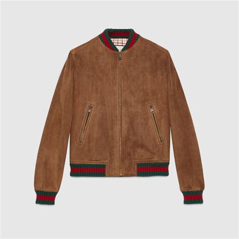 suede gucci jacket|Gucci cropped jacket.